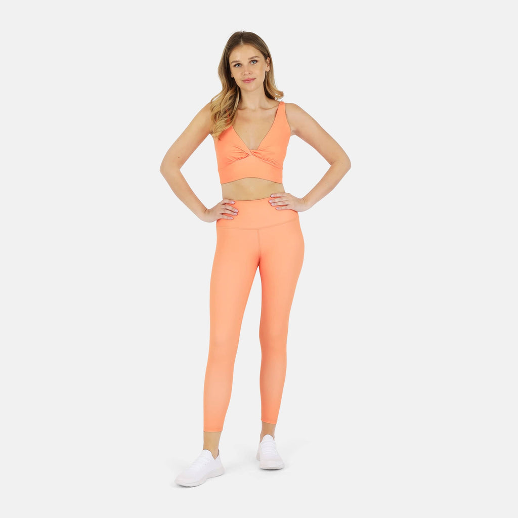 Organic Cotton Twist Around Sports Bra