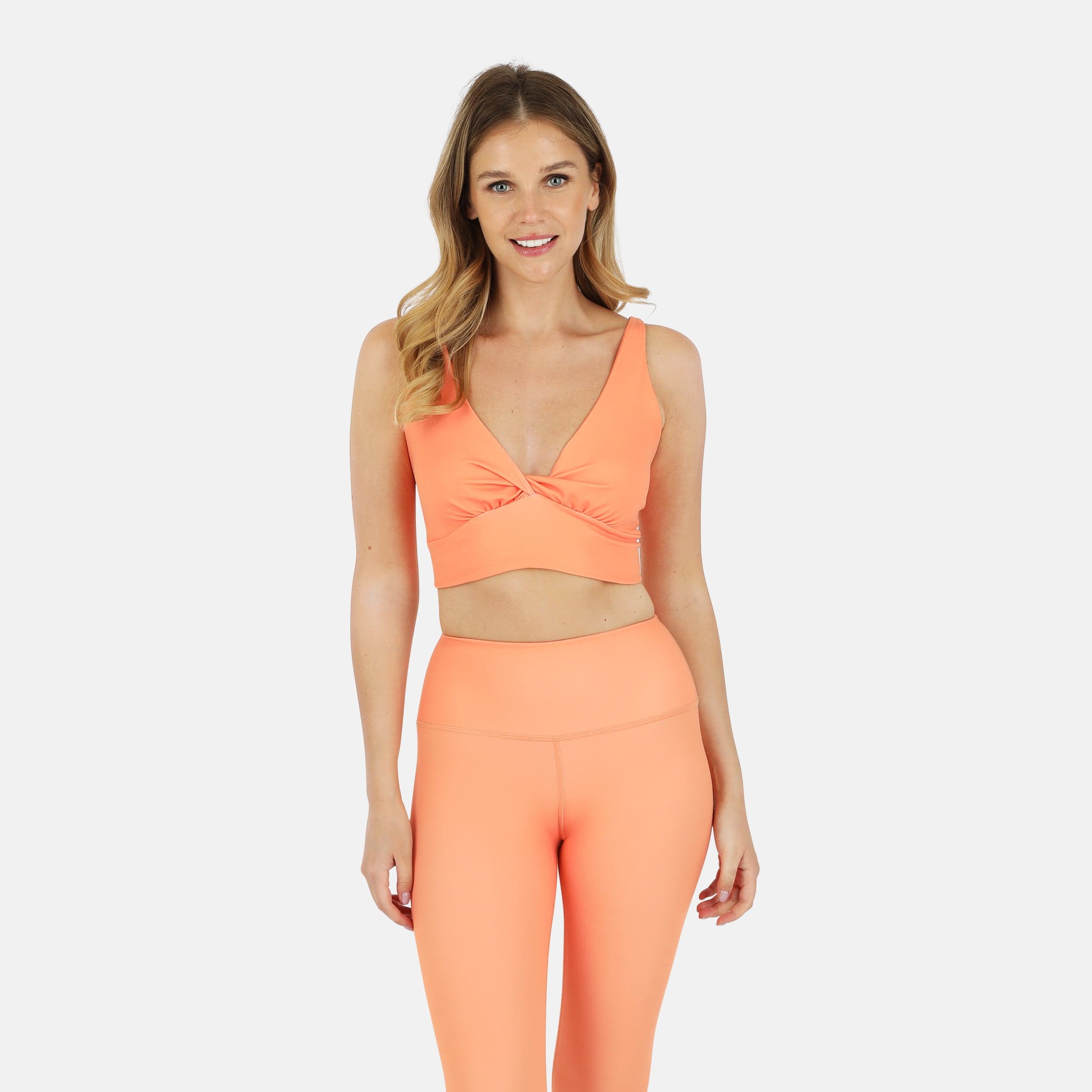 Organic Cotton Twist Around Sports Bra
