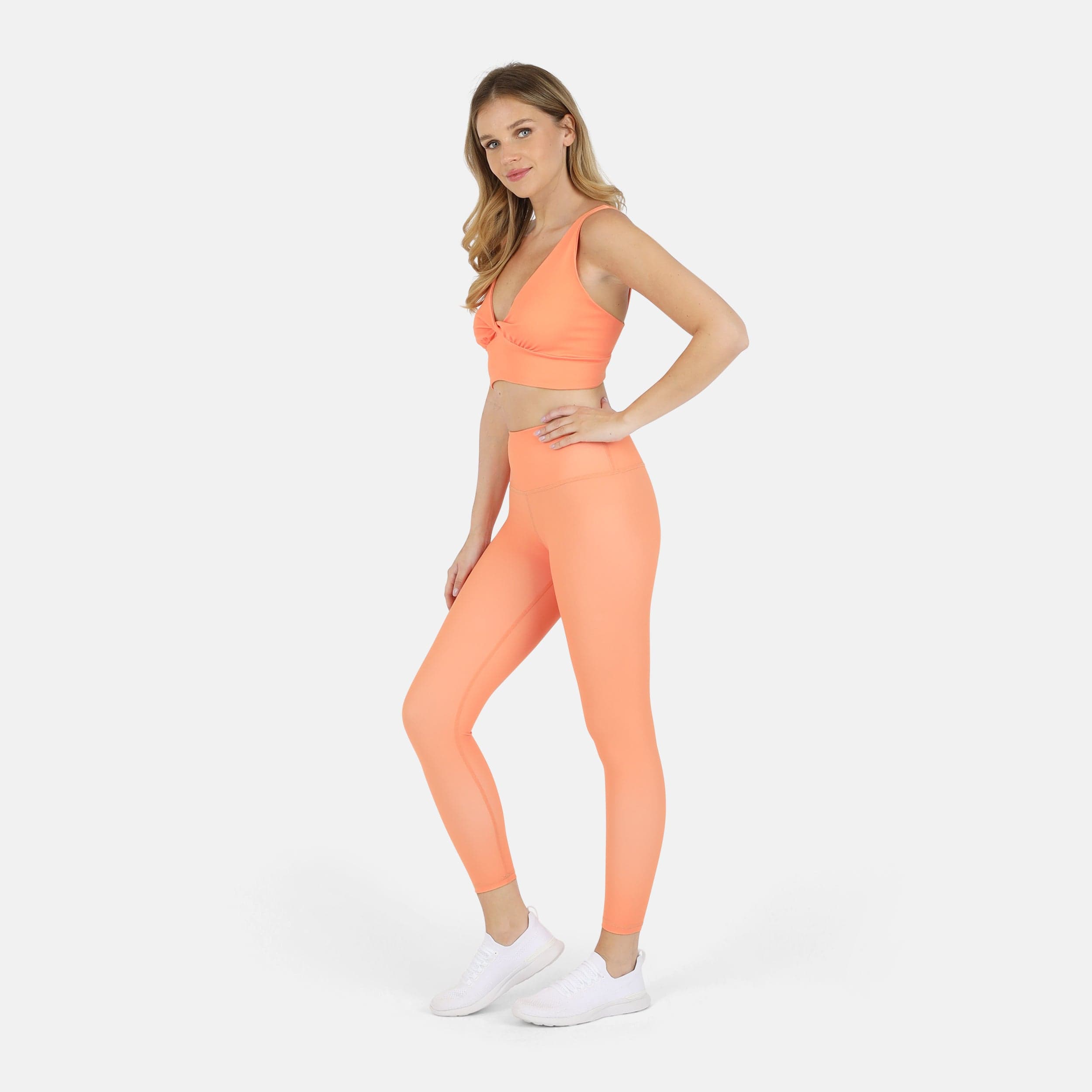 Organic Cotton Twist Around Sports Bra