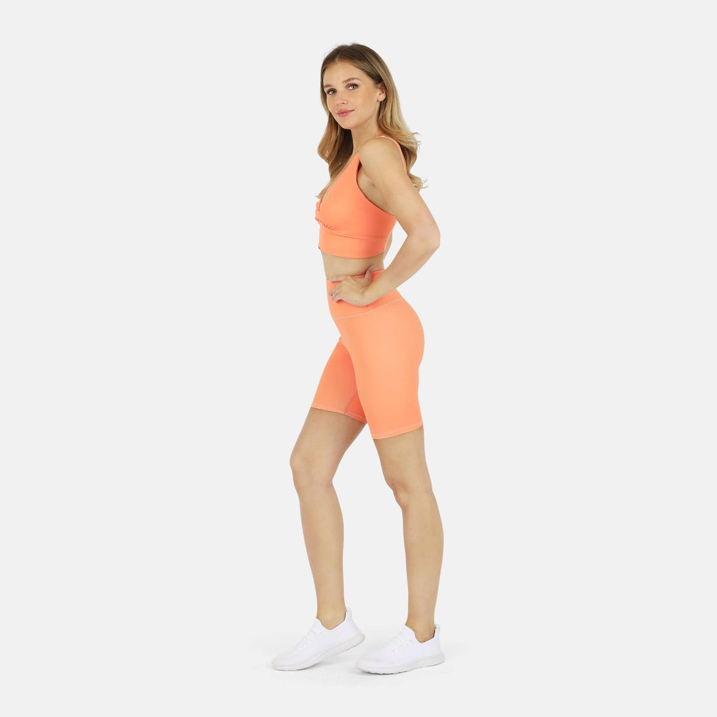 Organic Cotton Twist Around Sports Bra