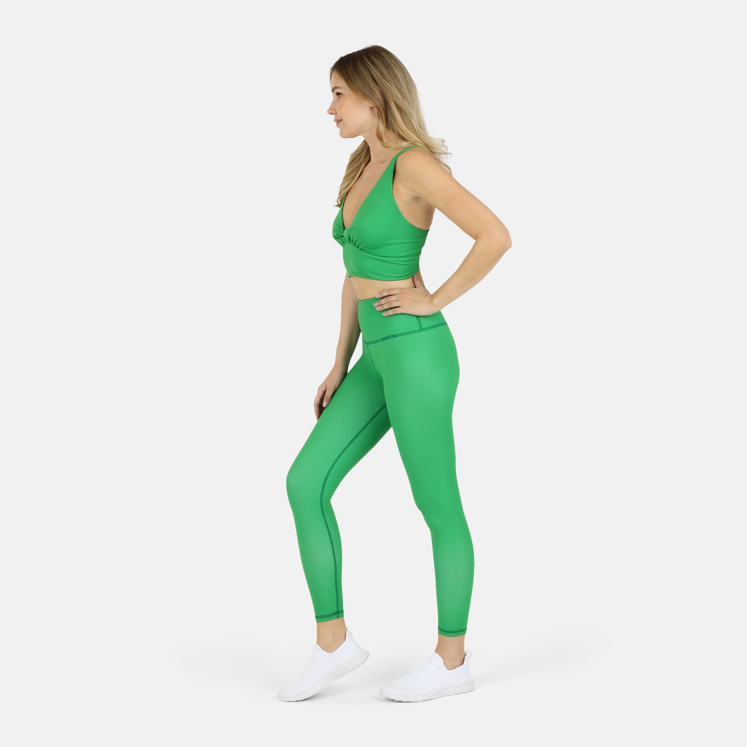 Organic Cotton Twist Around Sports Bra