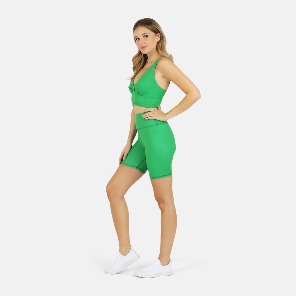 Organic Cotton Twist Around Sports Bra