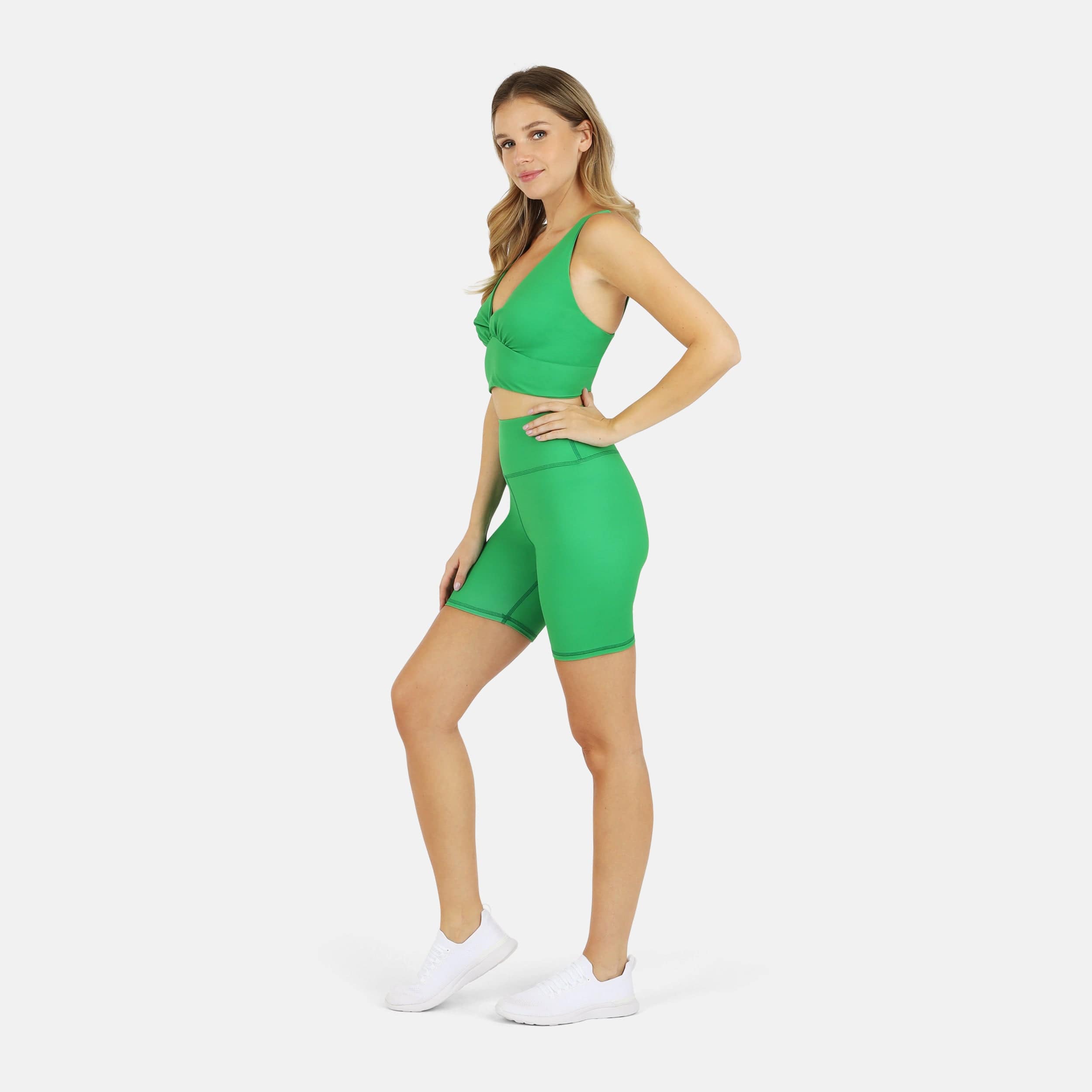 Organic Cotton Twist Around Sports Bra