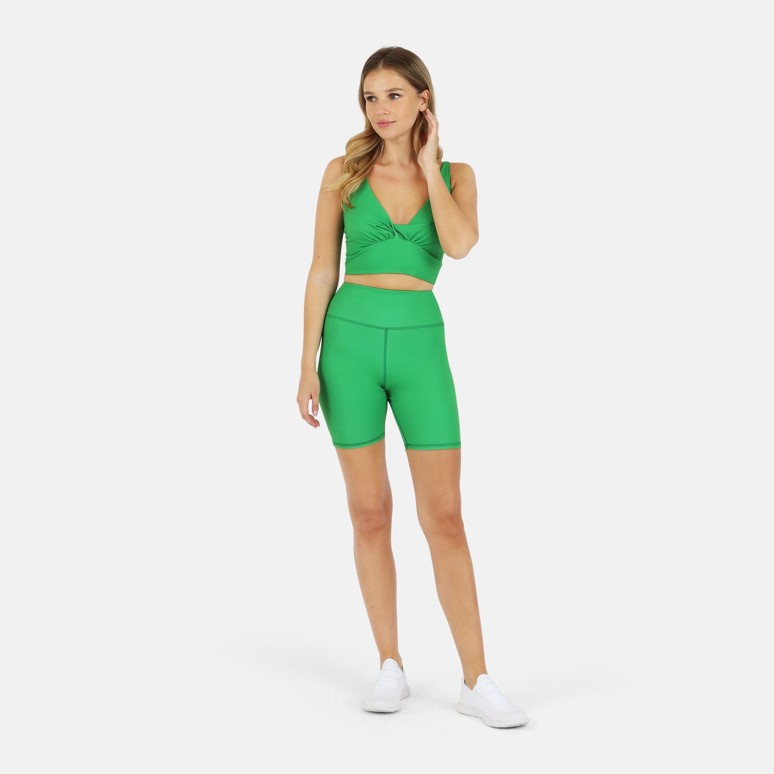 Organic Cotton Twist Around Sports Bra