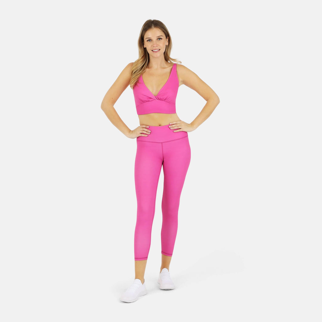 Organic Cotton Twist Around Sports Bra