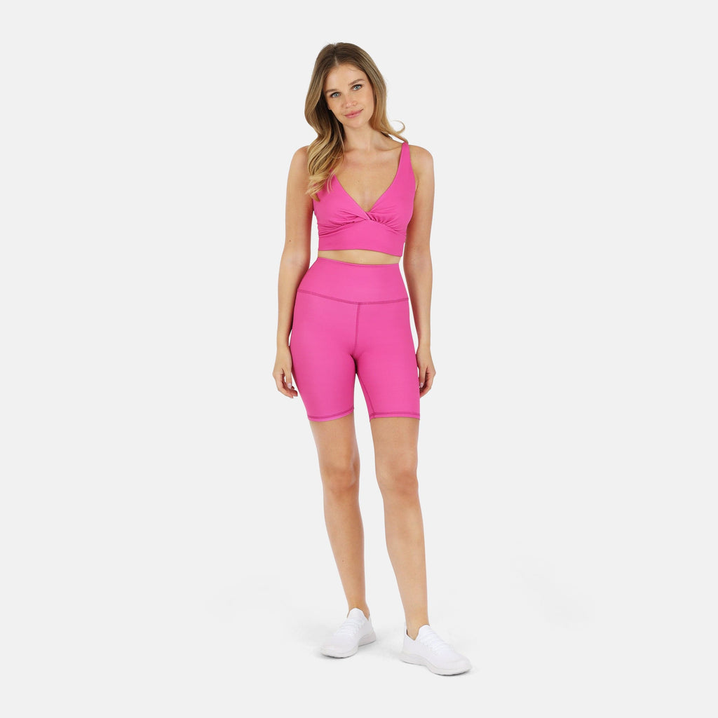 Organic Cotton Twist Around Sports Bra