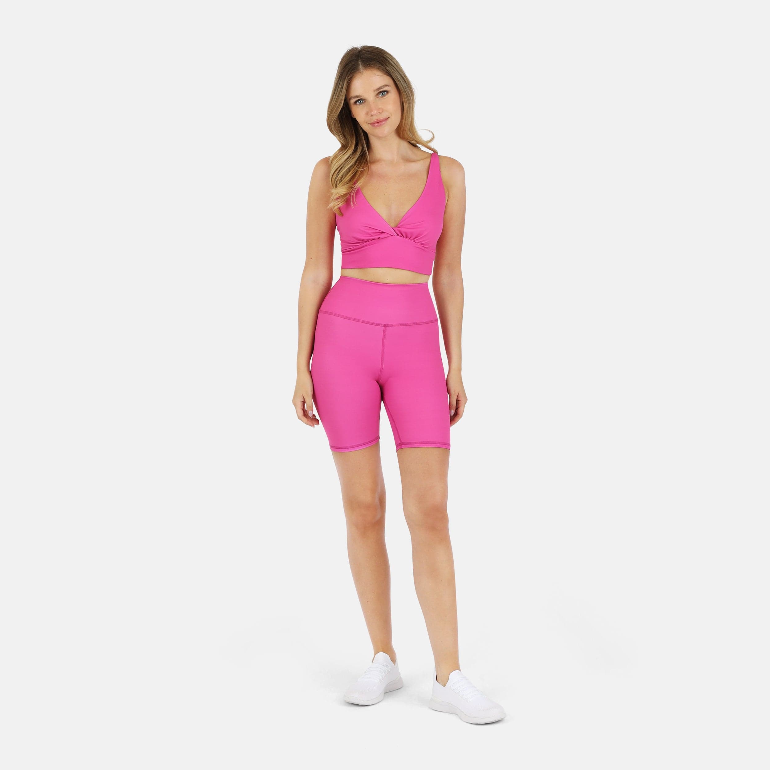 Organic Cotton Twist Around Sports Bra