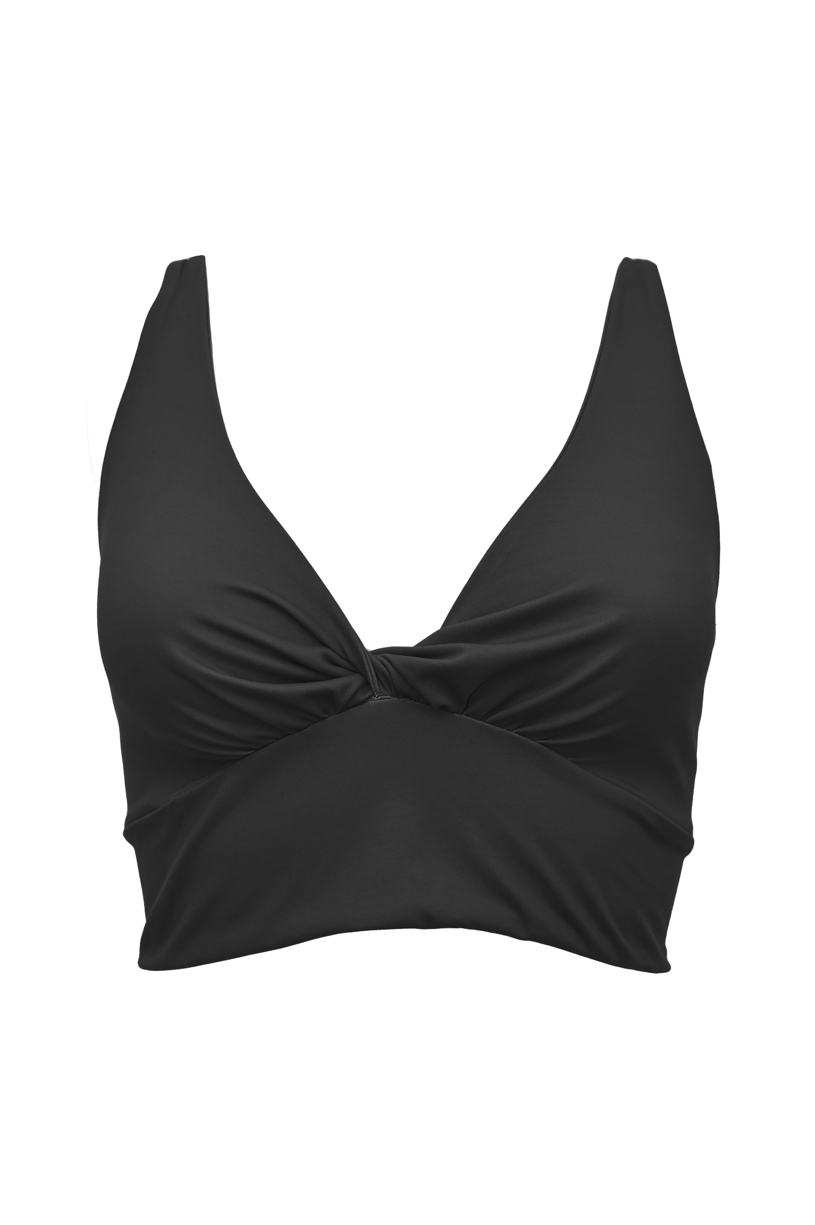 Organic Cotton Twist Around Sports Bra