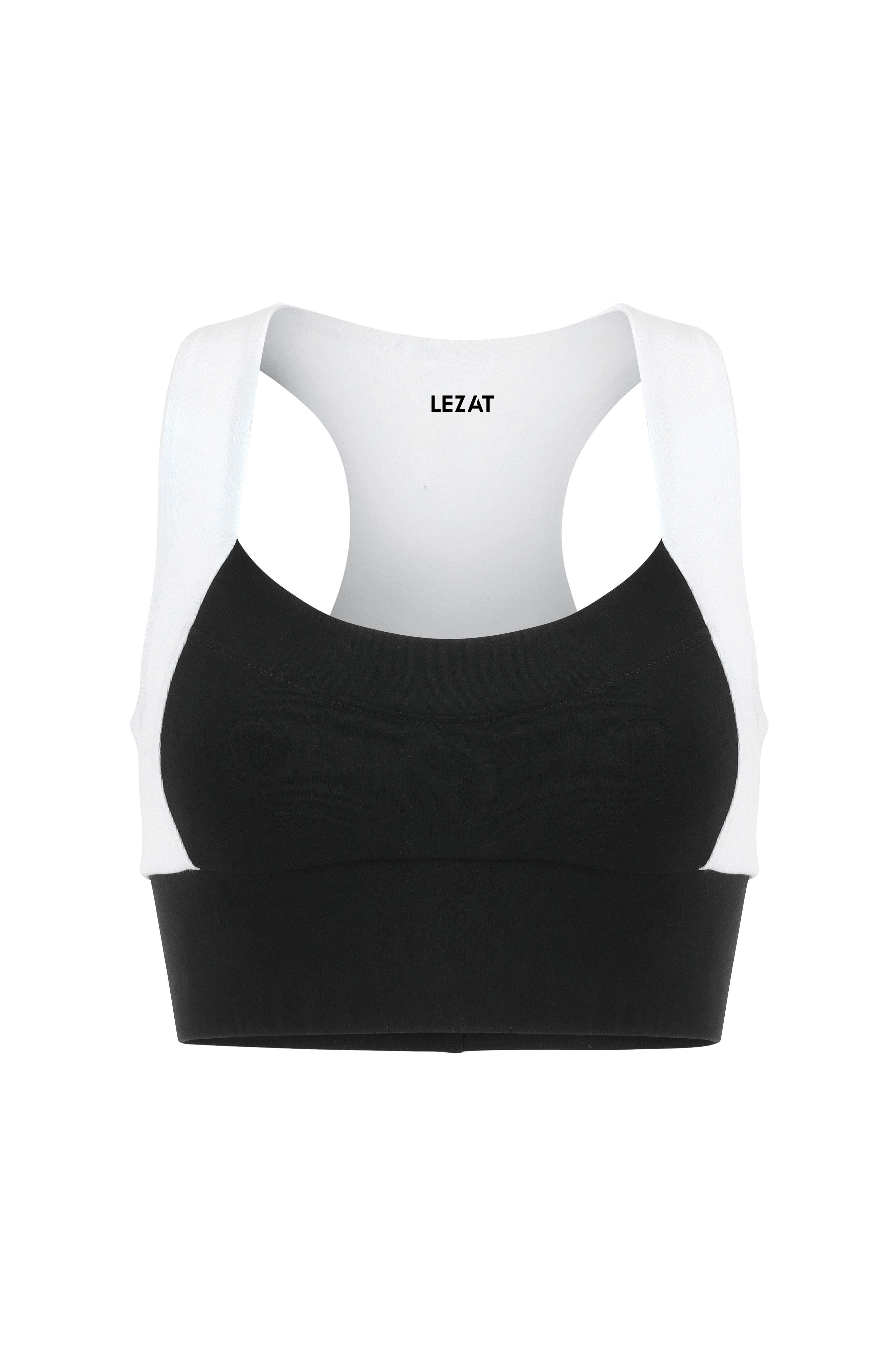 Organic Cotton Colorblock Bra Top