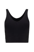 Organic Cotton V Neck  Crop Tank