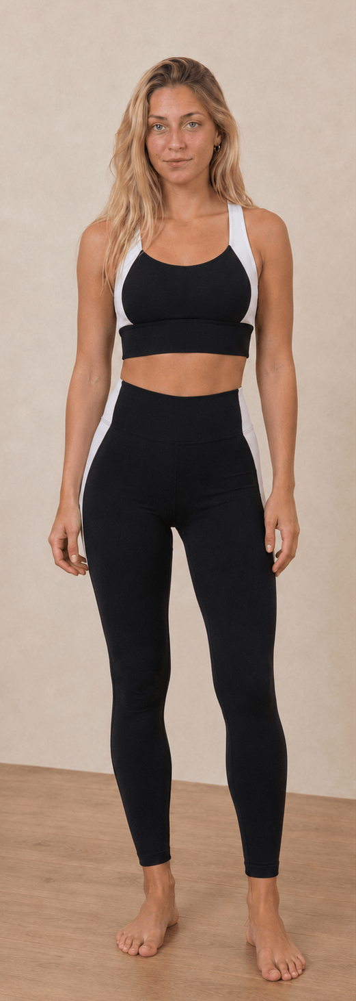 Organic Cotton Colorblock Bra Top