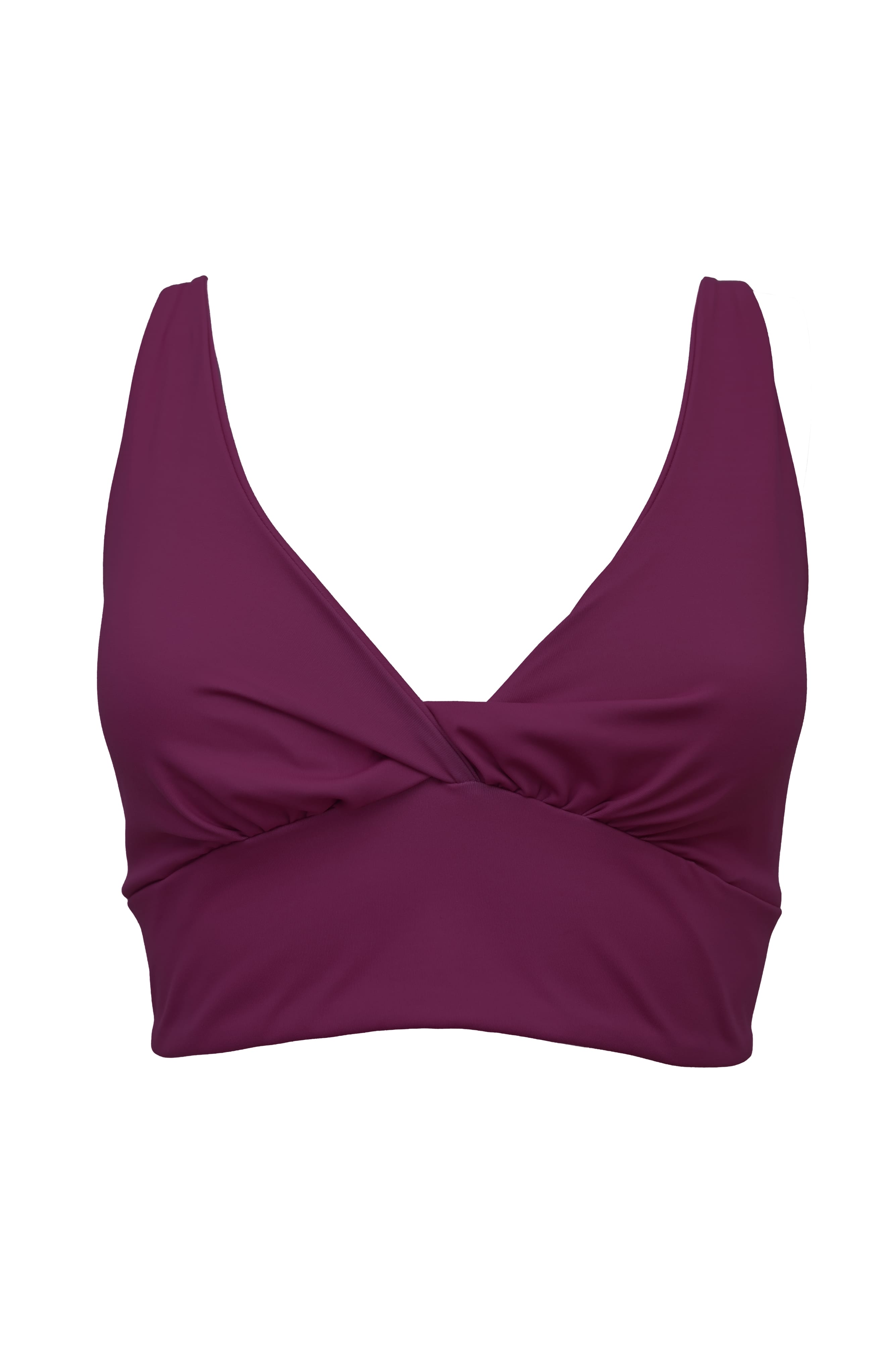 Organic Cotton Twist Around Sports Bra
