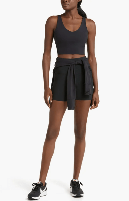 Organic Cotton V Neck  Crop Tank