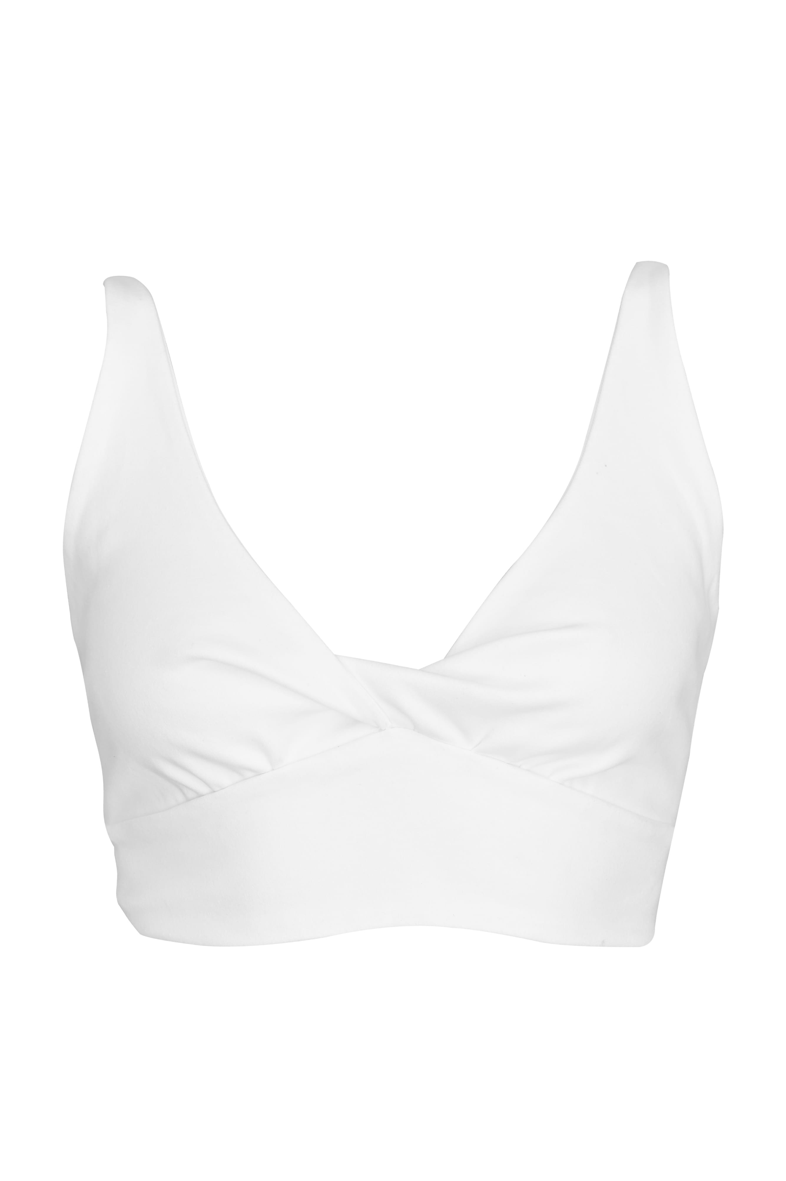Organic Cotton Twist Around Sports Bra