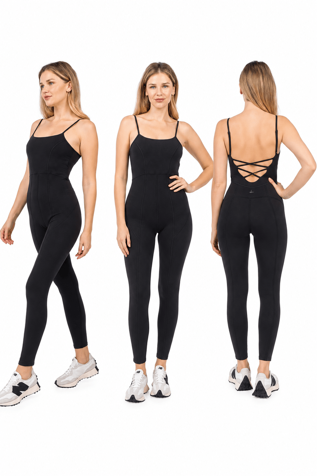 Organic Cotton Criss-Cross Jumpsuit