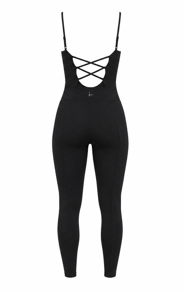 Organic Cotton Criss-Cross Jumpsuit