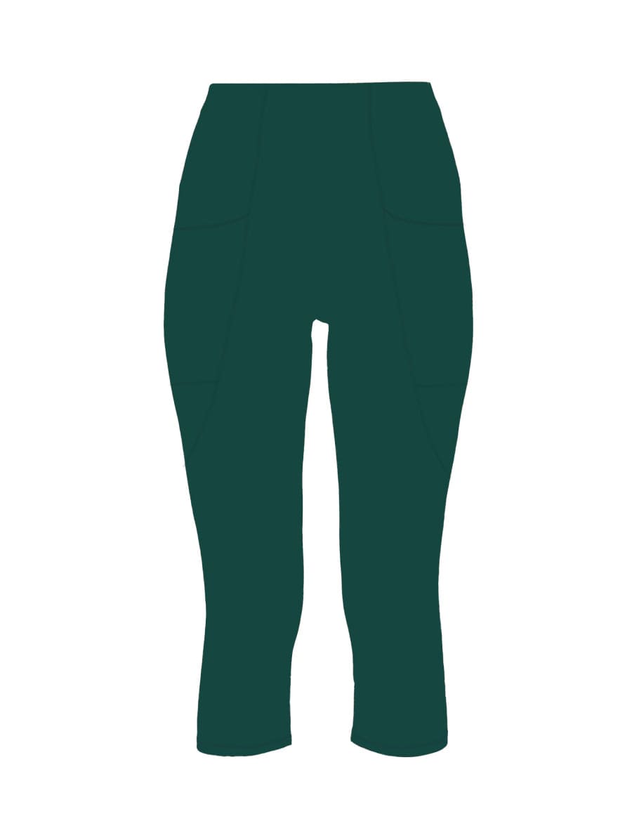 Organic Cotton High Waisted Capri Legging