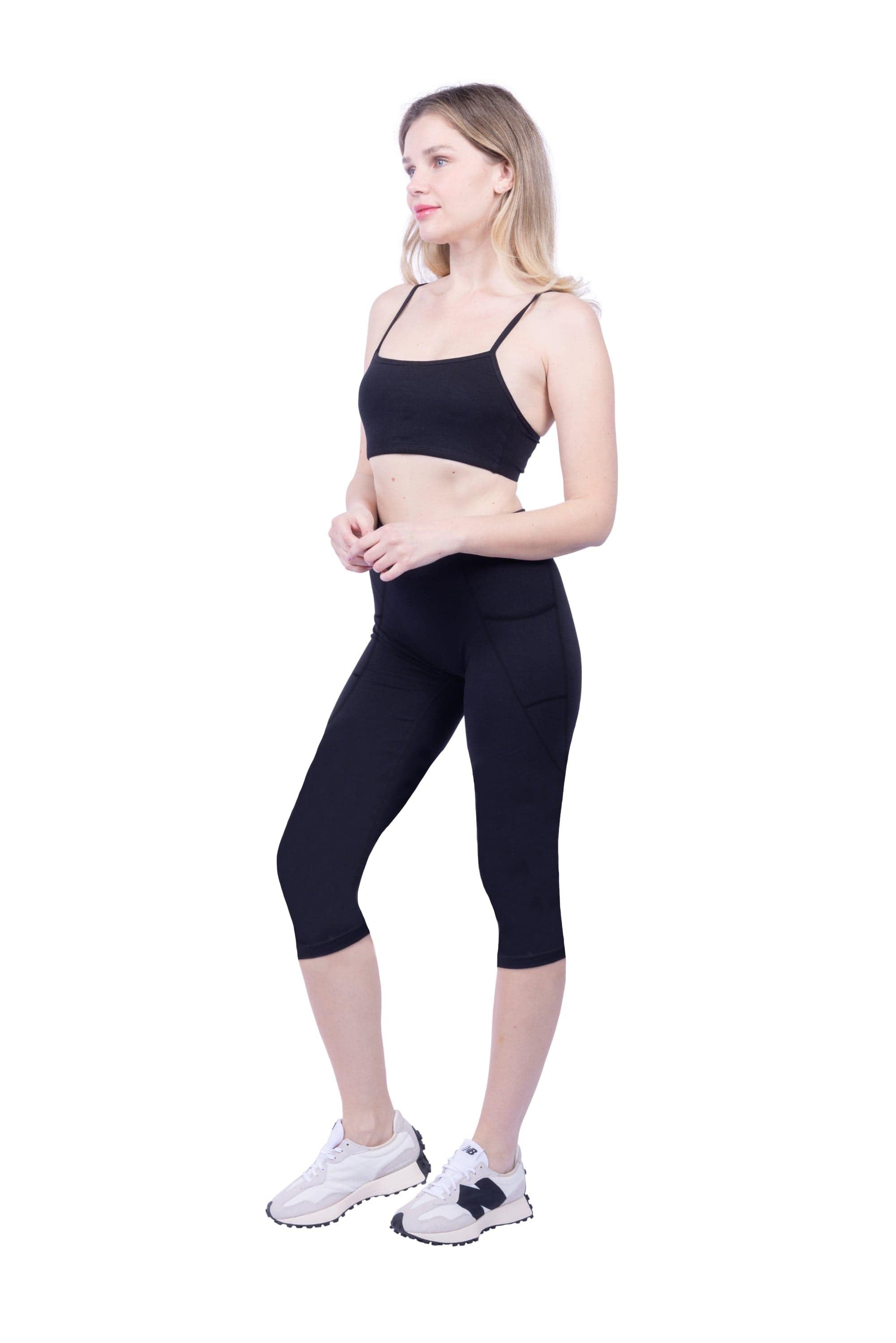Organic Cotton High Waisted Capri Legging