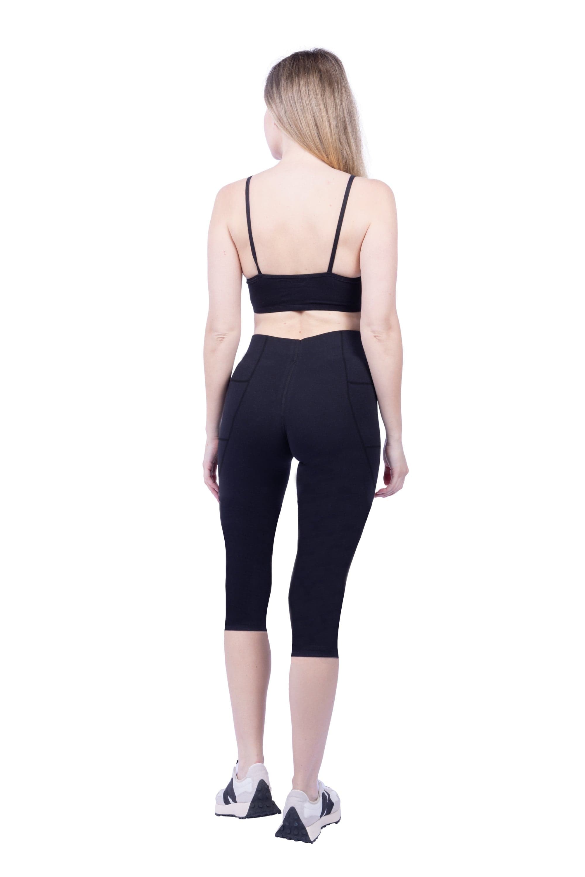 Organic Cotton High Waisted Capri Legging
